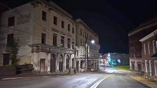 Brownsville Pennsylvania at Night Drive Through [upl. by Burbank]