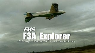 FMS F3A Explorer  Smooth aerobatic day [upl. by Dorehs]