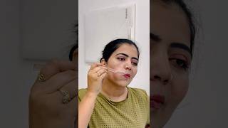 మూతి మీద hair ని ఇలా shave చేస్తాను…  unwanted hair removing tip unwanted hairremoval useful [upl. by Bertrando]