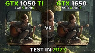 GTX 1050 Ti vs GTX 1650 in 2023  Which One is Still Breathing 😄 [upl. by Shari311]