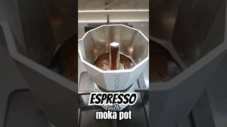 Espresso Experience with Moka Pot shorts [upl. by Allissa426]