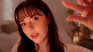 ASMR Stress amp Negativity Plucking Snipping low light eyes closed [upl. by Furnary]