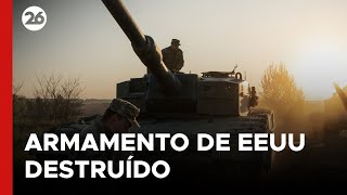 El Ejército ruso asegura que destruyó armamento de EEUU en manos de Ucrania [upl. by Antsirhc]