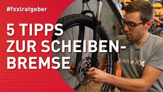 5 TIPPS zur Scheibenbremse [upl. by Scevor]