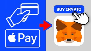 How to BUY Crypto on METAMASK wallet with Bank Card or Apple Pay [upl. by Divad]