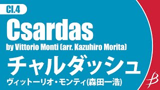 Cl4 チャルダッシュVモンティ森田一浩 Csárdás for Clarinet Quartet by Vittorio Monti arr Kazuhiro Morita [upl. by Roberto233]