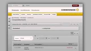 Commerzbank Online Banking Guided Tour [upl. by Odille]