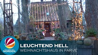 Das Weihnachtshaus in Farve kann man nicht übersehen [upl. by Ennybor]