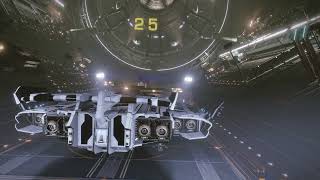 ELITE DANGEROUS Type10 Defender LTT 17422 System Khayyam Dock Supercruise Interdiction 140724 [upl. by Hashim]