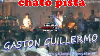 la noche que te vi KARAOKE gaston guillermo CHATO PISTA [upl. by Aehcsrop]