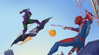 Spiderman vs Green Goblin stop motion [upl. by Gordon661]