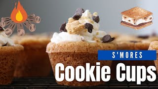 How to Make S’mores Cookie Cups The Ultimate Dessert for Campfire Lovers [upl. by Rivera]