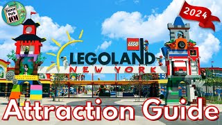 LEGOLAND New York ATTRACTION GUIDE  2024  All Rides amp Shows [upl. by Florie]