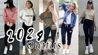 MODA 2024 OUTFITS CÓMO Vestir CON ROPA BÁSICA Y SENCILLA LOOKS CASUALES PARA MUJER TENDENCIAS 2024 [upl. by Giacobo]