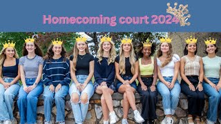 Cedar Crest Homecoming Court Interviews 2024 [upl. by Lindo]