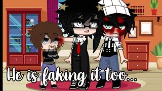 He is faking it too meme gacha club Afton family My au [upl. by Ytsanyd664]