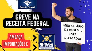 Greve na Receita Federal Ameaça Programa Remessa Conforme auditores fiscais [upl. by Eudora]