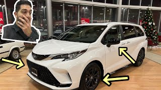 WOW The 2022 Toyota Sienna hybrid XSE is the HOTTEST minivan ever [upl. by Enihpad]