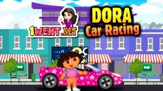 Dora The Explorer Online Games Dora Car Racing Game [upl. by Bondon370]