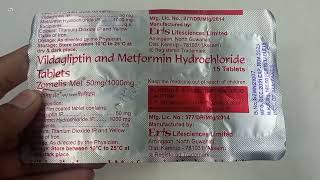 Zomelis Met 50mg 1000mg Tablet  Vildagliptin amp Metformin Hydrochloride Tablet  Zomelis Met Uses [upl. by Drislane768]