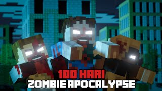 100 Hari di Minecraft Tapi Zombie Apocalypse [upl. by Hola]