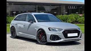 Approved Used Audi RS4 Avant Carbon Black  Carlisle Audi [upl. by Susie]