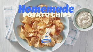 Homemade Potato Chips [upl. by Nerhtak]