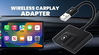 Teeran Wireless CarPlay Adapter 2024 Upgrade Your Car’s Wired CarPlay  Plug amp Play Setup [upl. by Lucius]