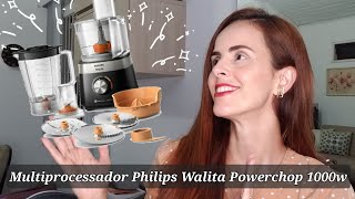 MULTIPROCESSADOR PHILIPS WALITA 1000W vale a pena [upl. by Ardnaskela]