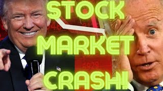 Stock Market CRASH JUST MADE DONALD TRUMP PRESIDENT IN 2024 as Dow Nasdaq and Bitcoin Tank Again [upl. by Dnalrag365]