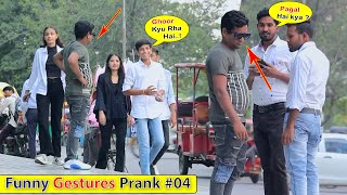 Funny Gestures Prank 04  Bhasad News  Pranks in India [upl. by Regnij]