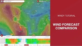 Wind Forecast Comparison  WINDY TUTORIAL [upl. by Heyward]