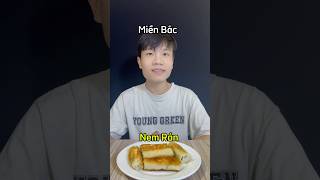 Sự khác nhau giữa 3 miền Bắc Trung  Nam 🥰 còn từ nào giống vậy không funny j4f haihuoc [upl. by Anaerdna]