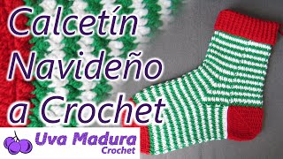 🎅CALCETIN NAVIDEÑO a CROCHET 🤶BOTA NAVIDEÑA TUTORIAL paso a paso ¡El Regalo Perfecto Hecho a Mano [upl. by Ynavoj840]