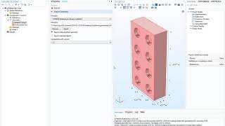 Comsol 53 Tutorial for Beginners  Importing geometries from Solidworks and avoiding CAD module [upl. by Leahcir]