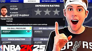 HOW TO SAVE ALL YOUR SETTINGS AND LINEUPS IN NBA 2K25 MyTEAM [upl. by Eirrej]