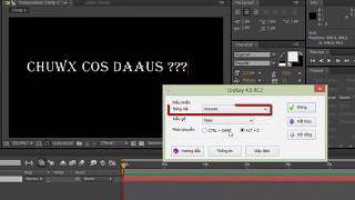 Hướng dẫn làm sao để gõ tiếng Việt có dấu trong After Effects  3 [upl. by Abbottson327]