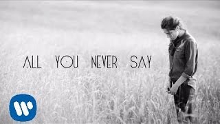 Birdy  All You Never Say Official Lyric Video [upl. by Eillat]