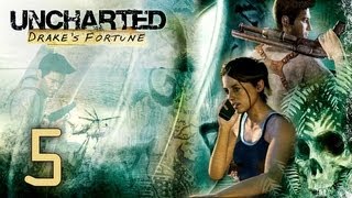 Uncharted Drakes Fortune  Plane Wrecked  Walkthrough Gameplay Part 5 HD PS3 [upl. by Haggi]