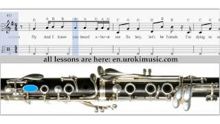 How to Play Clarinet  Taylor Swift  Blank Space  Sheet Music Tutorial Lesson [upl. by Sdlonyer]