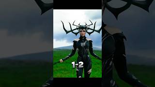 Infinity War Thor Vs Hela Who Is Powerfulmarvel shorts [upl. by Harmon]