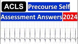 AHA ACLS Test Answers 2024 Precourse Self Assessment Answers 2024 [upl. by Ahsemat]