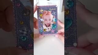 decorating yuqi photocard holder with stickers yuqi shorts gidle fypシ [upl. by Shimkus]