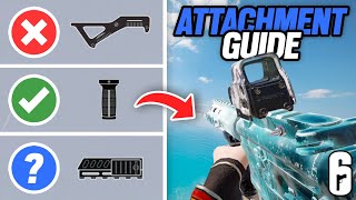 The ONLY R6 Attachment Guide you will EVER NEED  Rainbow Six Siege [upl. by Akehsyt]