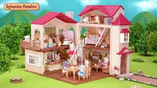 La grande maison éclairée et sa pièce secrète 🏘️  Sylvanian Families [upl. by Lilac]