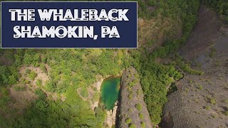 Flyover of the WhaleBack in Shamokin PApossibly the best example of an anticline in the US [upl. by Htebesile646]