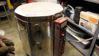 Loading and Firing a Gere Model 1818 Kiln [upl. by Eselahs947]