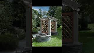 Arbor Garden Gate Ideas shorts [upl. by Tohcnarf]