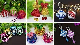 6 DIY Christmas Ornaments Decoration Ideas  Christmas Tree Decorations  Christmas Crafts [upl. by Asiulana356]