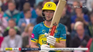 Dan Mousley 53 runs vs Worcestershire  T20 Blast  Warwickshire vs Worcestershire [upl. by Tiphane]